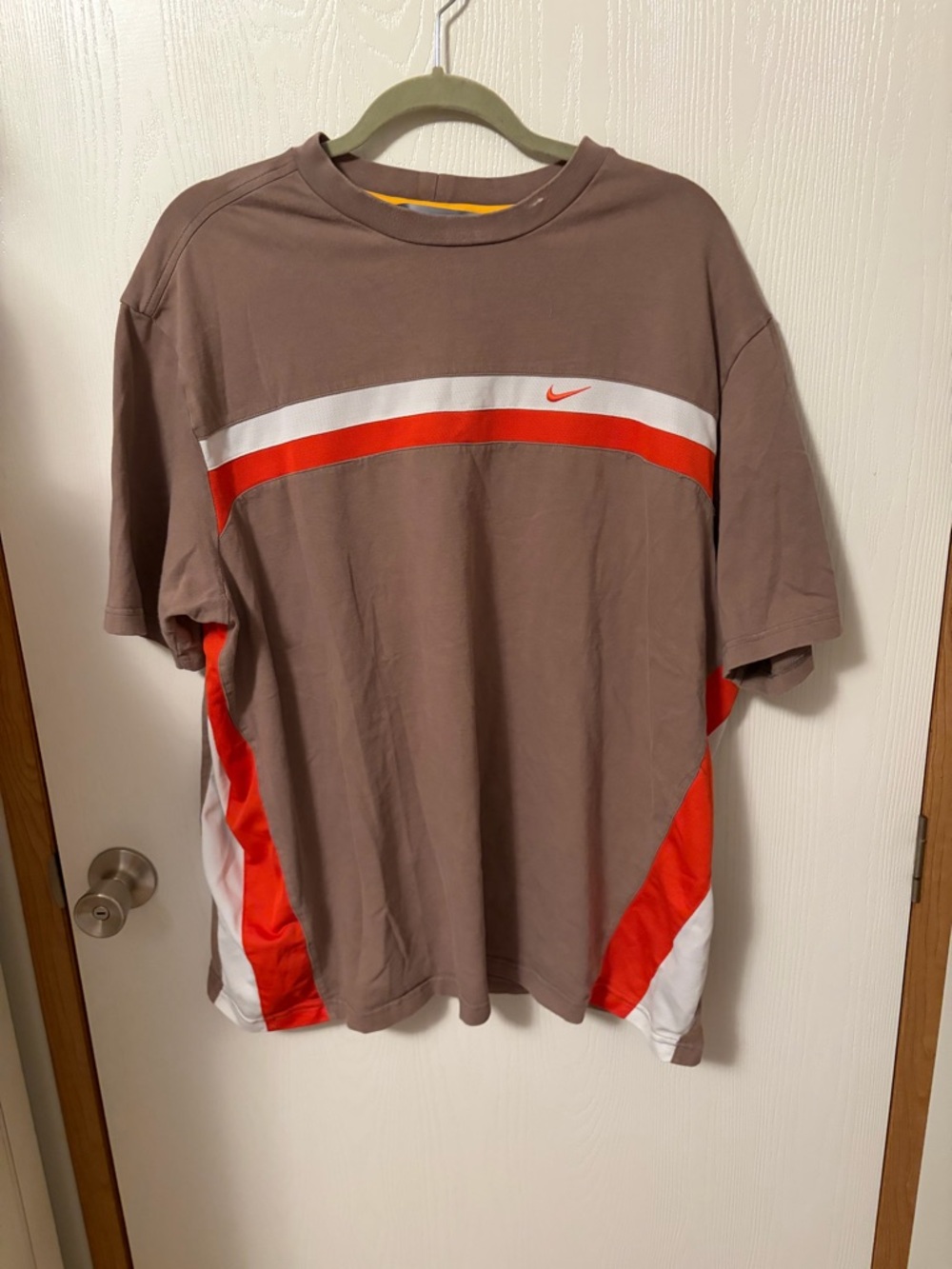 Vintage NIKE 90s/Y2K Men’s Short-Sleeve Tennis T-Shirt SZ 2XL